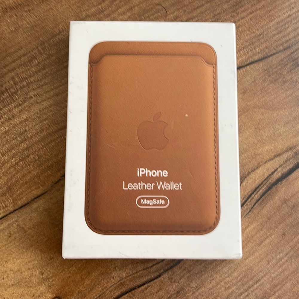 iPhone leather wallet